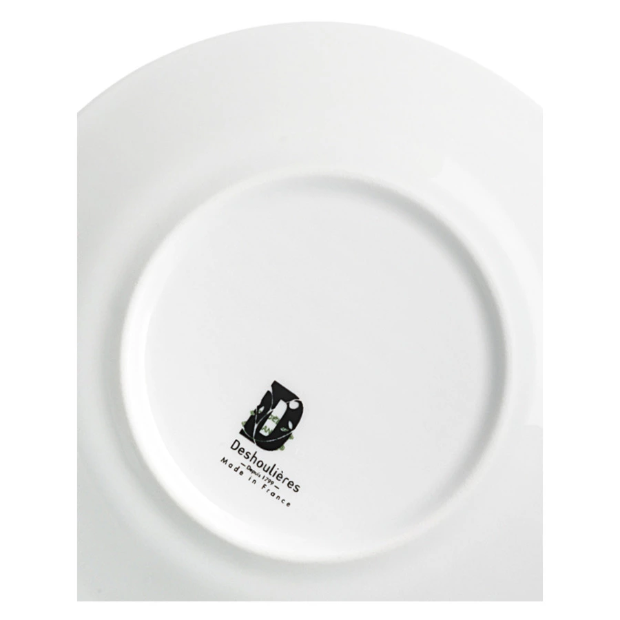 Чашка с блюдцем для завтрака ИФЗ Richelieu Orsay gris Ciel 300 мл, фарфорт твердый