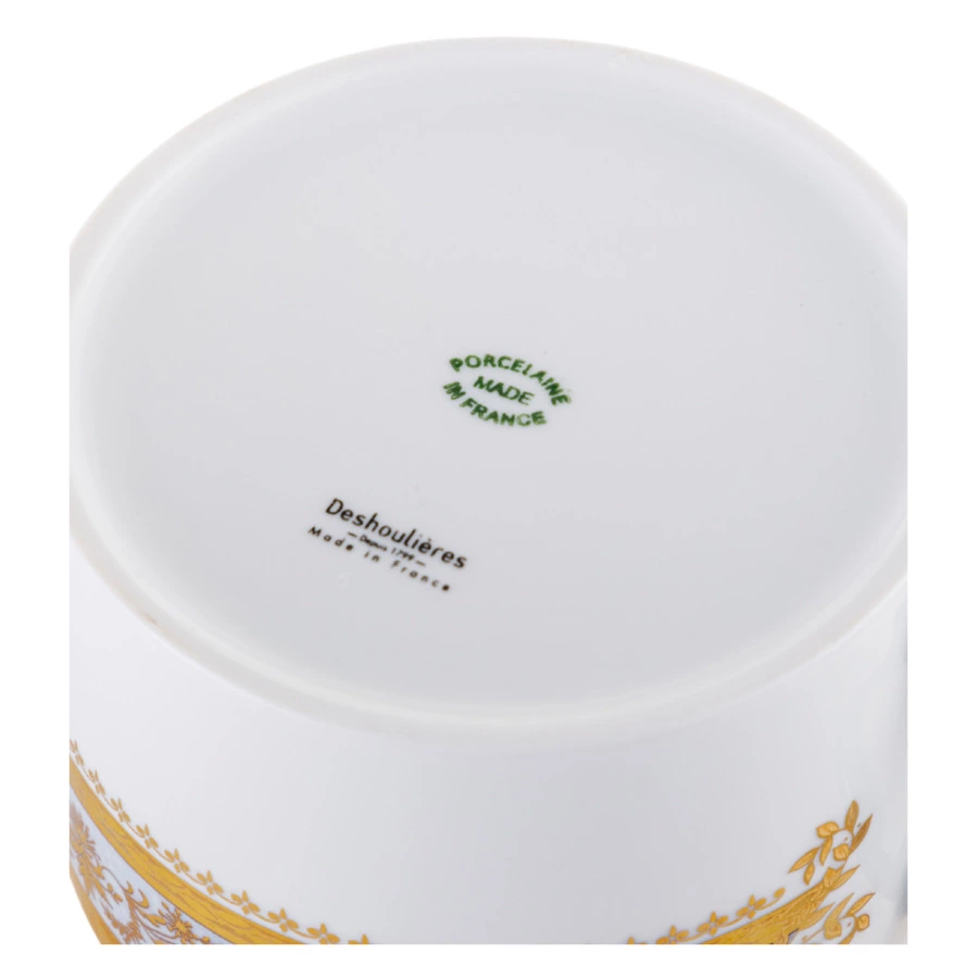 Чашка с блюдцем для завтрака ИФЗ Richelieu Orsay gris Ciel 300 мл, фарфорт твердый