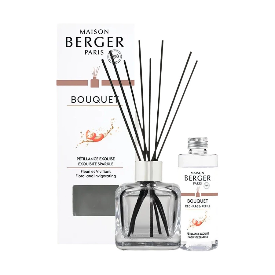 Аромадиффузор Maison Berger Брызги Шампанского 100 мл, 8 лавсановых палочек, п/к