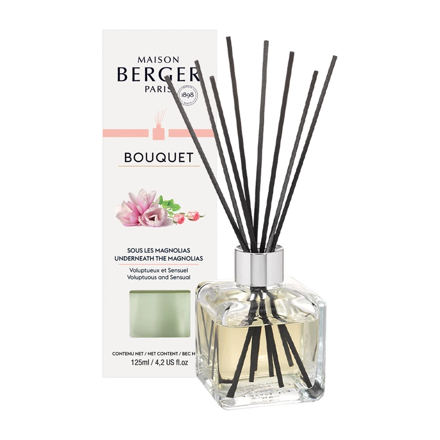Аромадиффузор Maison Berger В тени Магнолии 125 мл, 8 лавсановых палочек, п/к