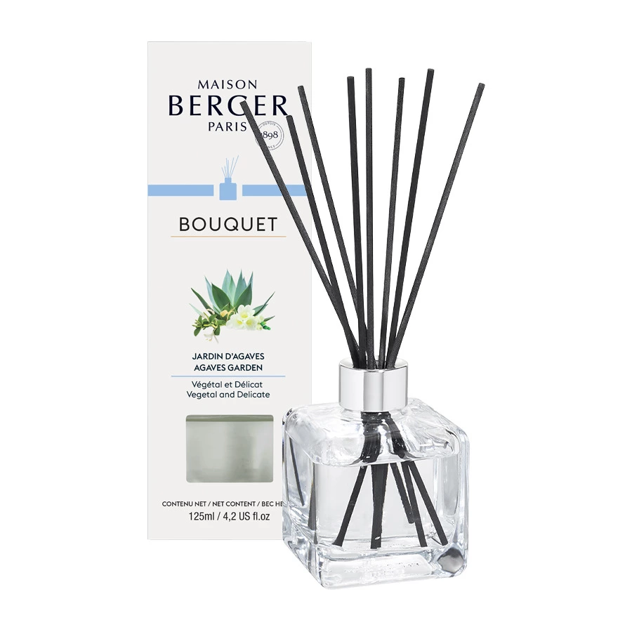 Аромадиффузор Maison Berger Сады Агавы 125 мл, 8 лавсановых палочек, п/к
