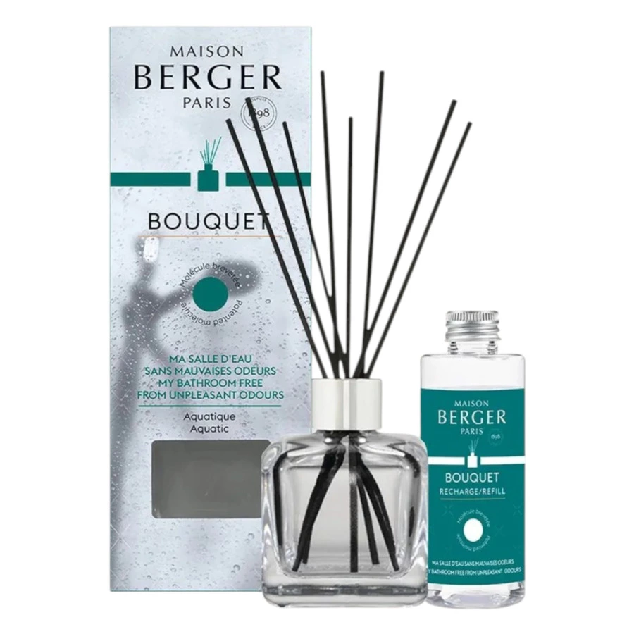 Аромадиффузор Maison Berger для Ванной 100 мл, 8 лавсановых палочек, п/к