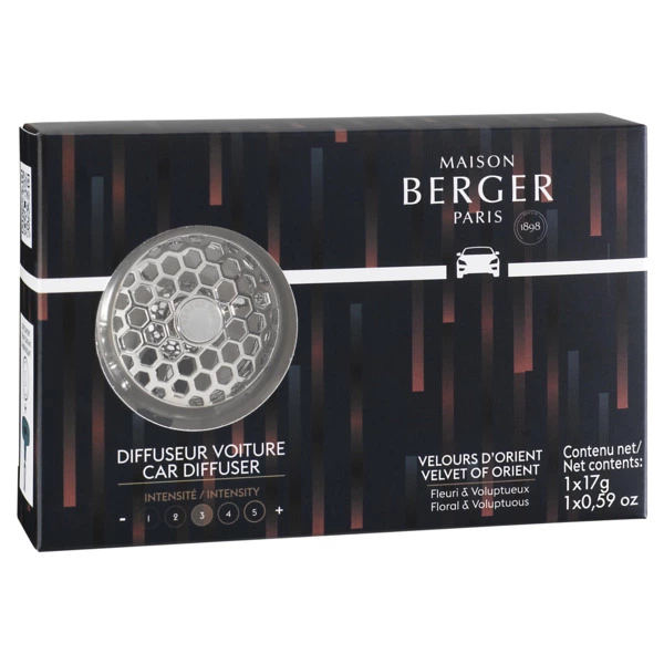 Автодиффузор-клипса Maison Berger Вариация с ароматом Восточный Бархат