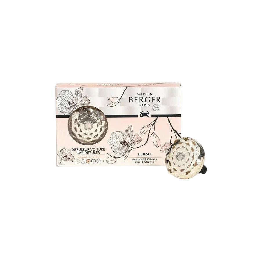 Автодиффузор-клипса Maison Berger Болеро с ароматом Лилифлора