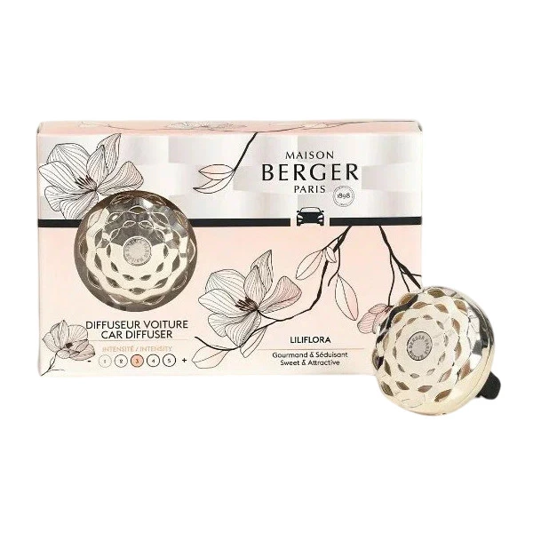 Автодиффузор-клипса Maison Berger Болеро с ароматом Лилифлора