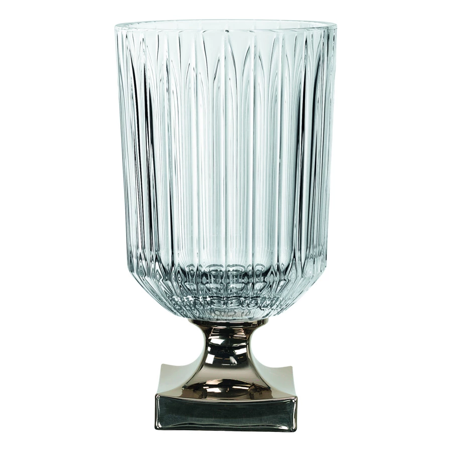 Ваза на платиновой ножке Nachtmann MINERVA 32 см, хрусталь бессвинцовый