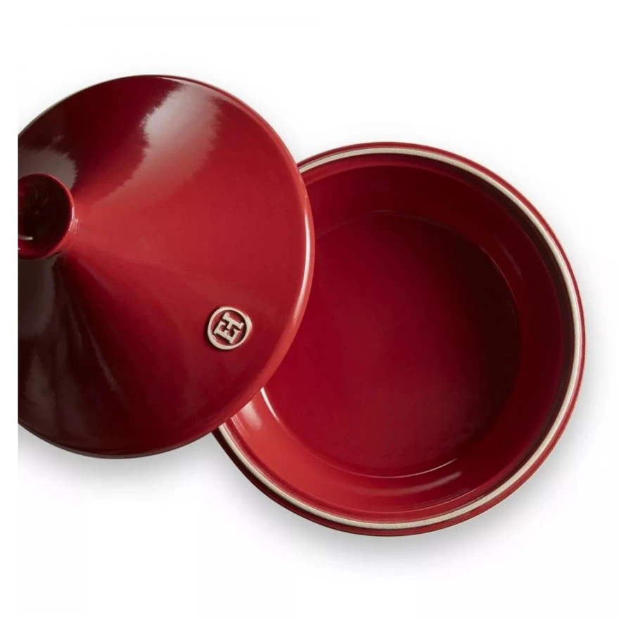 Блюдо Emile Henry 3,5 л, 32 см, керамика, гранат-sale2