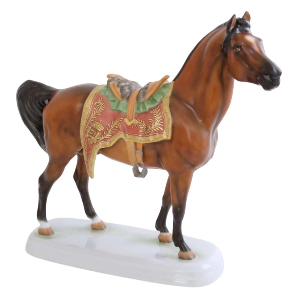 Фигурка Herend Оседланная лошадь 38х12 см, фарфор