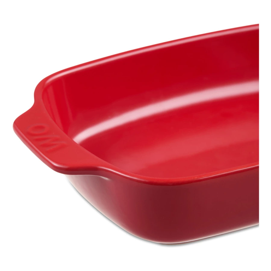 Форма для запекания WO HOME Paola 31х19,3x5,5 см, 1,6 л, жаропрочная керамика, красная