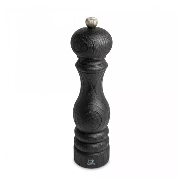 Мельница для соли Peugeot Paris Nature Black, 22 см, 3 степени помола, дерево, черная