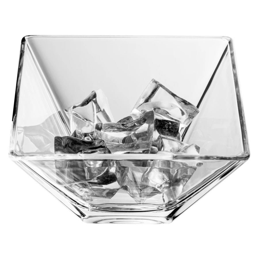 Чаша с ложкой Vidivi Торчелло 14 см, стекло, п/к