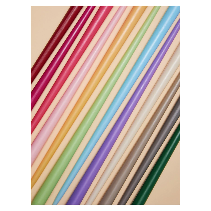 Набор интерьерных свечей Enosens Разговоры по душам 45 см, 2 шт, кремовый