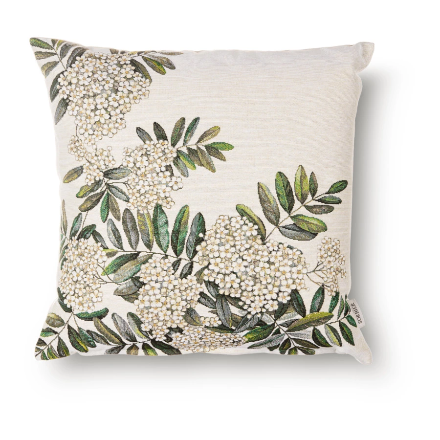 Подушка Decor de table Рябина слева 45х45 см, гобелен