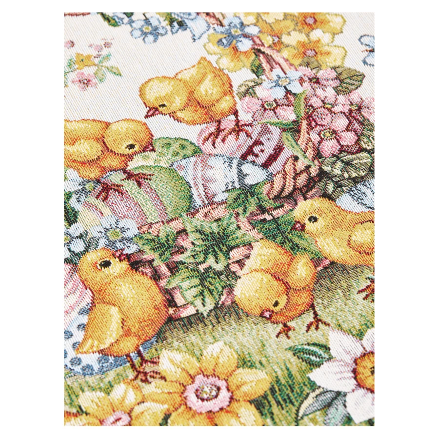 Набор салфеток подстановочных Decor de table Цыплята и фиалки 40х50см, 2 шт, гобелен