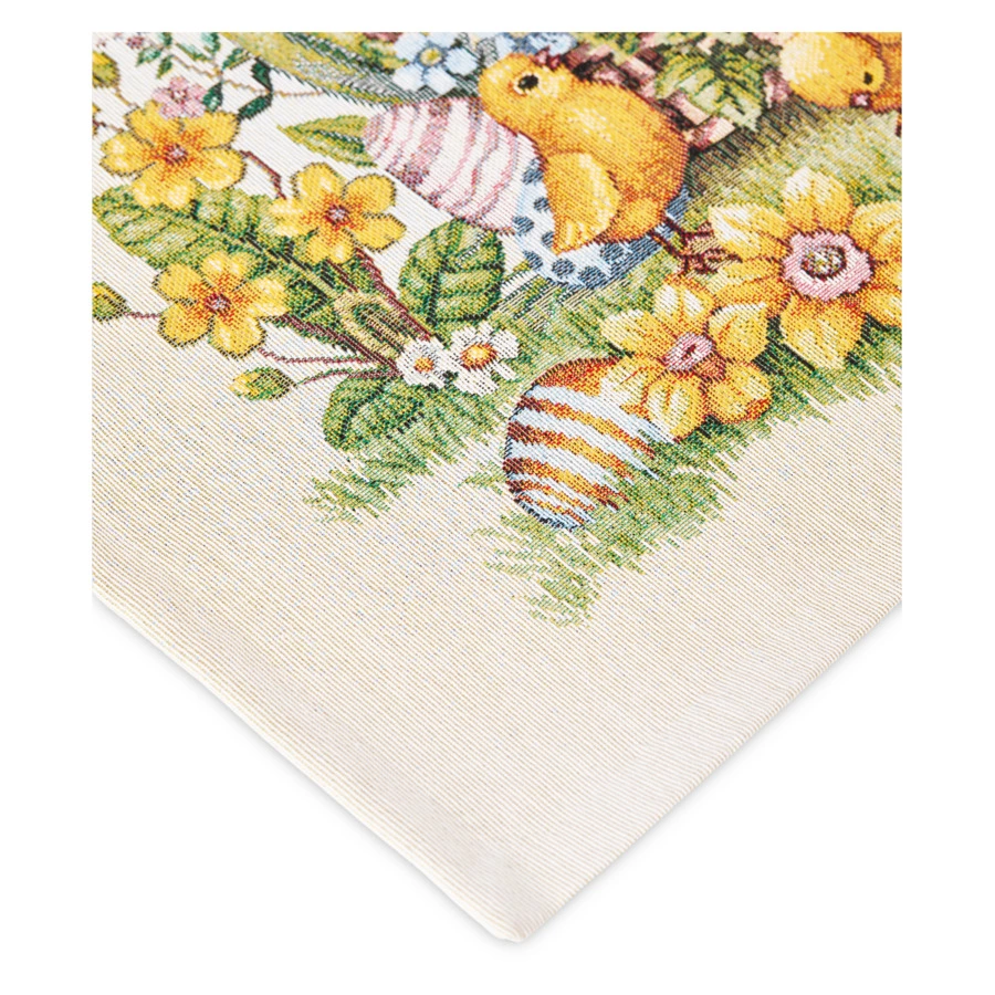 Набор салфеток подстановочных Decor de table Цыплята и фиалки 40х50см, 2 шт, гобелен