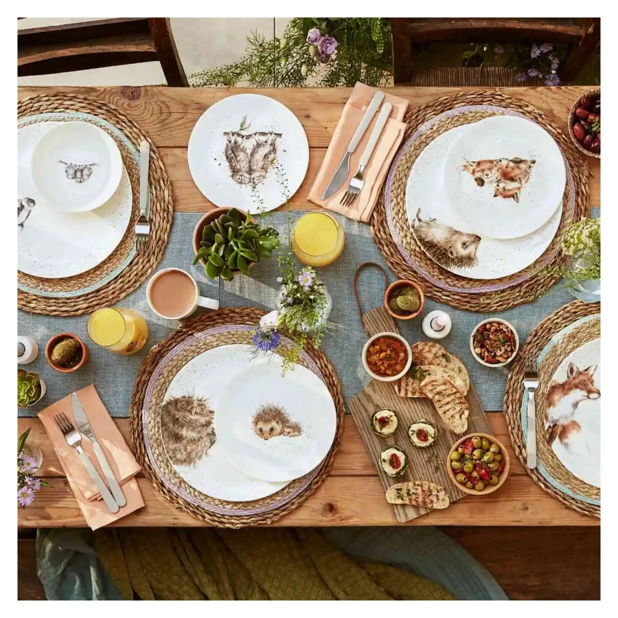 Набор кружек Royal Worcester Забавная фауна Родитель и ребенок Лисички 310 мл, 2 шт, фарфор костяной