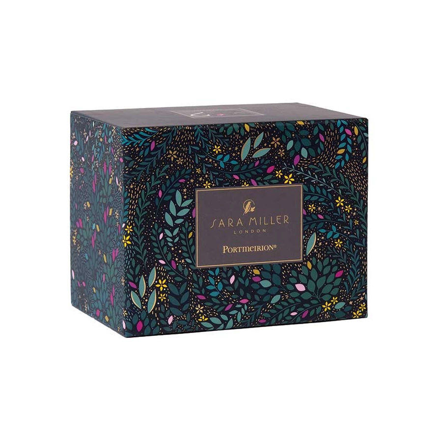 Кружка Portmeirion Сара Миллер Райская птичка-колибри 340 мл, фарфор, темно-синяя