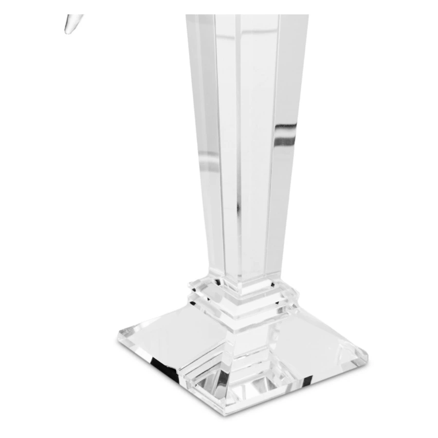 Канделябр на 3 свечи Decor de table Хрустальное вдохновение 28х40 см, хрусталь бессвинцовый, п/к