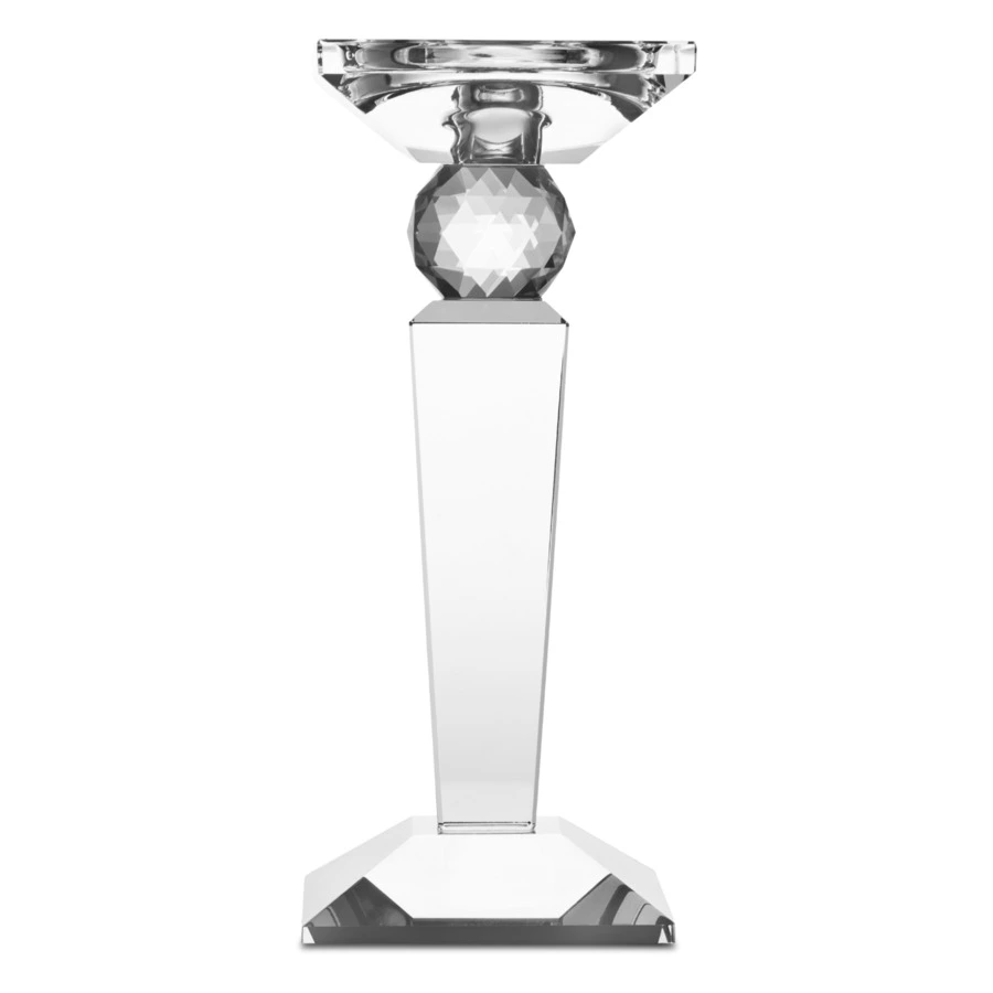 Подсвечник Decor de table Хрустальное вдохновение 9х9х21,5 см, хрусталь бессвинцовый, п/к