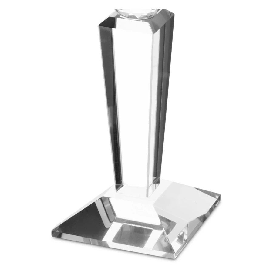 Подсвечник Decor de table Хрустальное вдохновение 9х9х21,5 см, хрусталь бессвинцовый, п/к