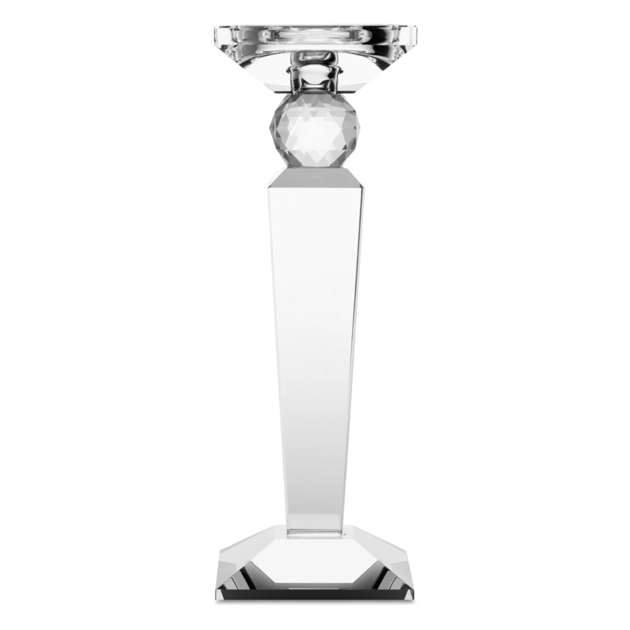 Подсвечник Decor de table Хрустальное вдохновение 9х9х25 см, хрусталь бессвинцовый, п/к