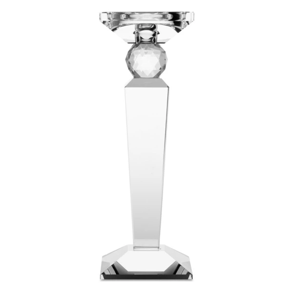 Подсвечник Decor de table Хрустальное вдохновение 9х9х25 см, хрусталь бессвинцовый, п/к