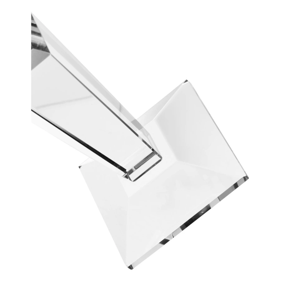Подсвечник Decor de table Хрустальное вдохновение 9х9х25 см, хрусталь бессвинцовый, п/к