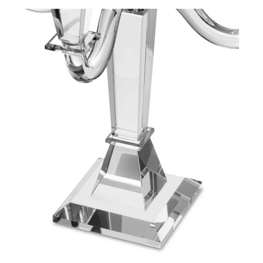 Канделябр на 5 свечей Decor de table Хрустальное вдохновение 33х43 см, хрусталь бессвинцовый, п/к