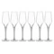 Набор бокалов для шампанского Luigi Bormioli Супремо 240 мл, 6 шт, стекло хрустальное