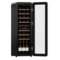 Винный шкаф на 30 бутылок TESLER CWC-248 BLACK 36,6x47,6х120,5 см, 2 зоны, от +5°C до +20°C