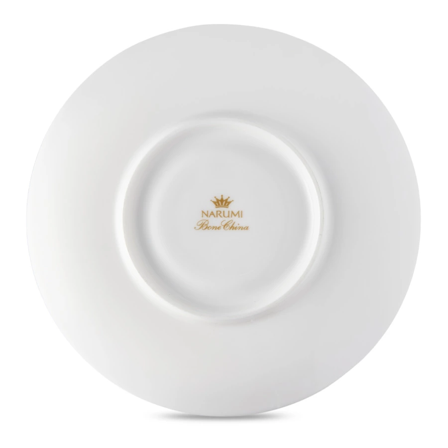 Чашка чайная с блюдцем Narumi Золотая монета 240 мл, фарфор костяной