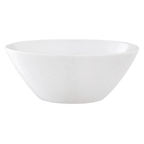 Салатник порционный Degrenne Rivage Blanc 18 см, фарфор, белый