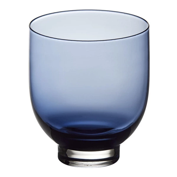 Стакан для воды Degrenne Empileo 260 мл, 7,1хН9,1см, синий, стекло