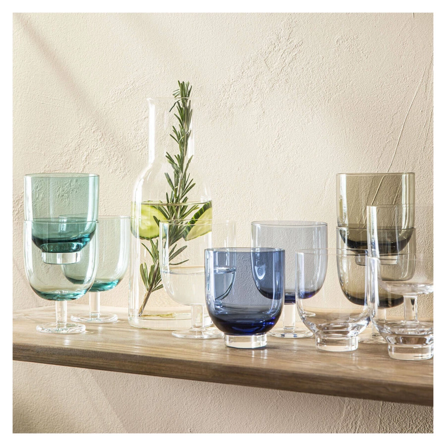 Стакан для воды Degrenne Empileo 260 мл, 7,1хН9,1см, серый, стекло