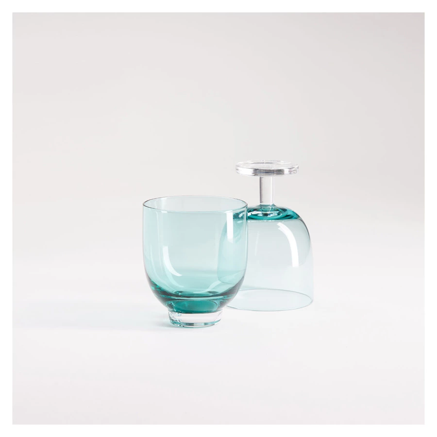 Стакан для воды Degrenne Empileo 260 мл, 7,1хН9,1см, зеленый, стекло