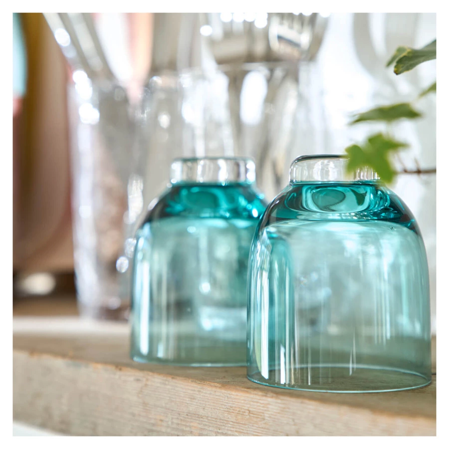 Стакан для воды Degrenne Empileo 260 мл, 7,1хН9,1см, зеленый, стекло