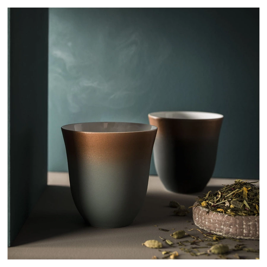 Кружка Degrenne ILLUSIONS THE VERT DU JAPON 250 мл, меняет цвет, зеленая, фарфор