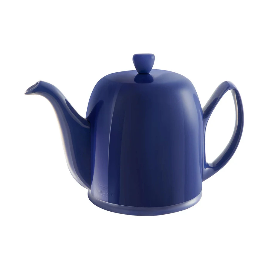 Чайник заварочный Degrenne Salam Monochrome 900 мл на 6 чашек, синий, керамика, сталь