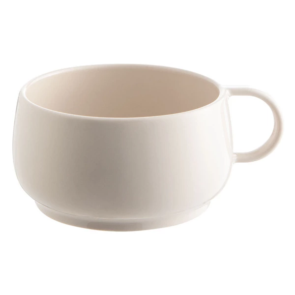 Чашка чайная Degrenne Empileo Rose Nude 250 мл, светло-бежевая, керамика