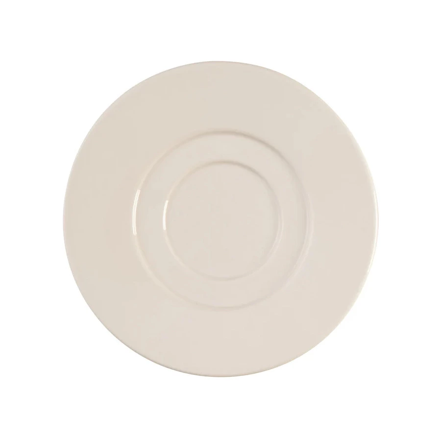 Блюдце Degrenne Empileo Rose Nude 15 см,  светло-бежевое, керамика