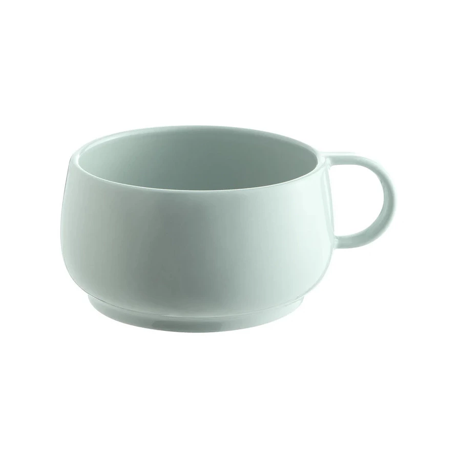 Чашка чайная Degrenne Empileo Almond Green 250 мл, миндально-зеленая, керамика