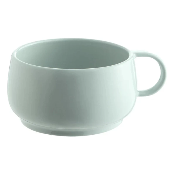 Чашка чайная Degrenne Empileo Almond Green 250 мл, миндально-зеленая, керамика