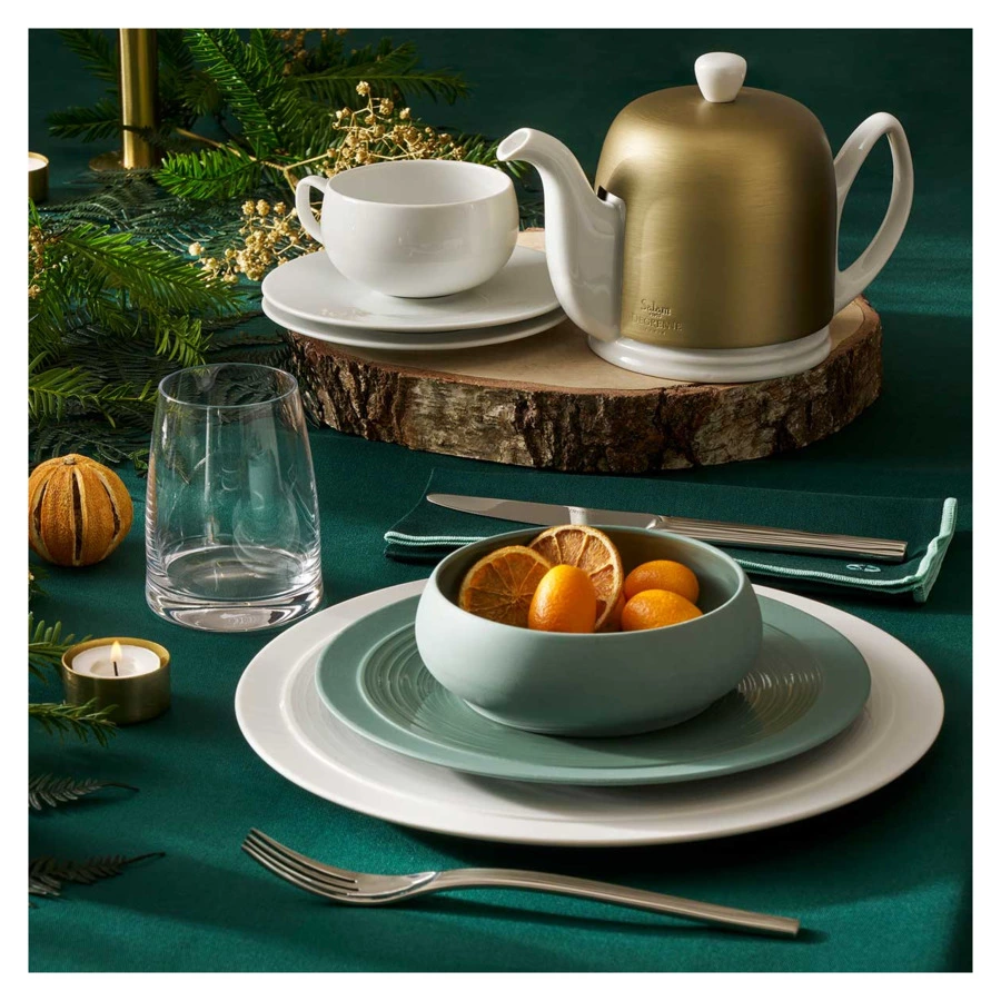 Чашка чайная Degrenne Empileo Blanc 250 мл, белая, фарфор