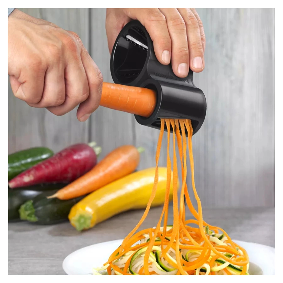 Терка спиральная Microplane, пластик, черная-Sale