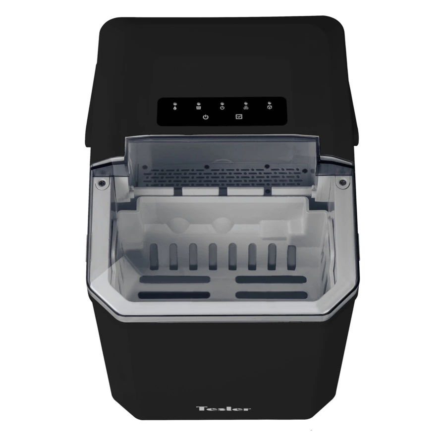 Льдогенератор портативный TESLER ICM-1203 BLACK, 125Вт, пальчиковый лед 6-12 мин.,пластик, черный
