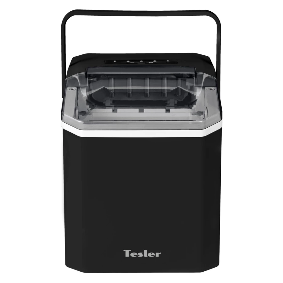Льдогенератор портативный TESLER ICM-1203 BLACK, 125Вт, пальчиковый лед 6-12 мин.,пластик, черный