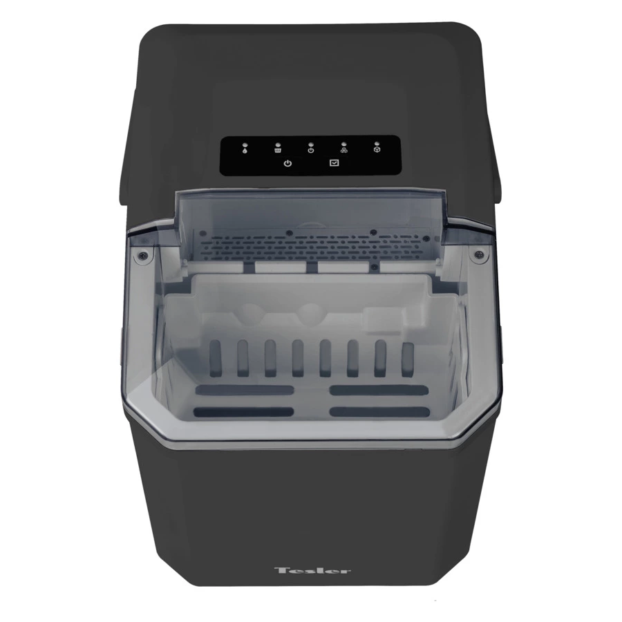 Льдогенератор портативный TESLER ICM-1203 GREY, 125Вт, пальчиковый лед 6-12 мин.,пластик, серый