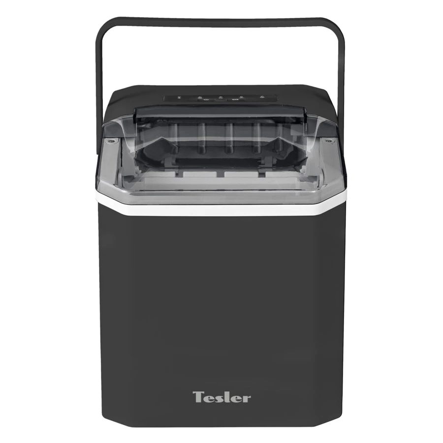 Льдогенератор портативный TESLER ICM-1203 GREY, 125Вт, пальчиковый лед 6-12 мин.,пластик, серый