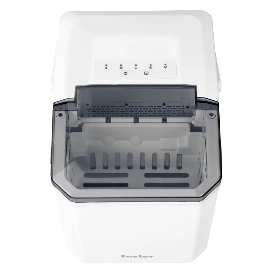 Льдогенератор портативный TESLER ICM-1203 WHITE, 125Вт, пальчиковый лед 6-12 мин.,пластик, белый