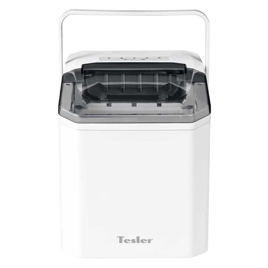 Льдогенератор портативный TESLER ICM-1203 WHITE, 125Вт, пальчиковый лед 6-12 мин.,пластик, белый